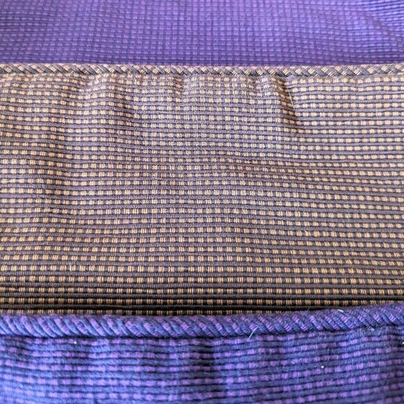 Crate&Barrel Henley Pillow Covers Thick Cotton Zip Off Set of 3 - Picture 2 of 11